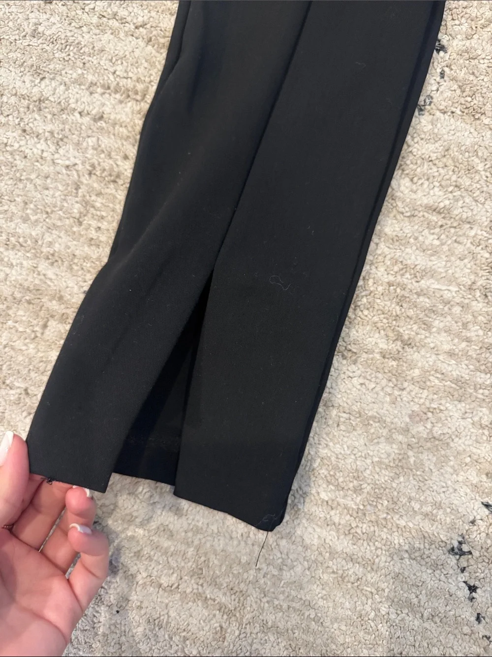 Zara slacks with front slit size small - Picture 2 of 5